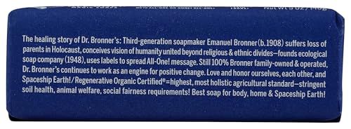 Dr Bronners Magic Soap All One Obpe05 5 Oz Peppermint Dr. Bronner'S Bar Soap