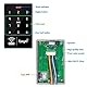 FUSYTULY WiFi Tuya RFID-Zugangskontrolltastatur IP68 wasserdicht, Dual-Frequenz 125 kHz / 13,56 MHz Touch-Passwort-Zugangskontrolle, Telefon Smart App Entriegelung Türsystem
