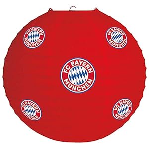 Amscan FC Bayern München Papierlaterne, 1 Stück