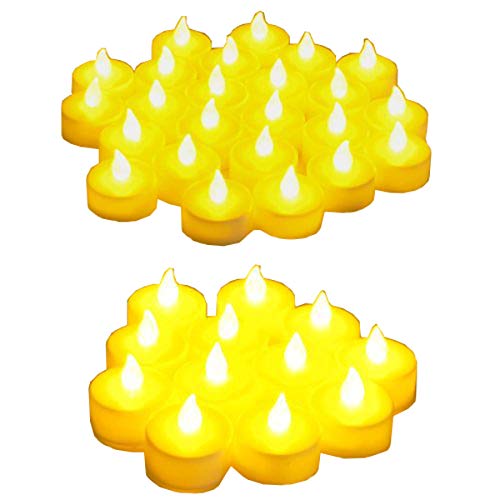 Instapark LCL-72 Battery-Powered Flameless LED Tealight Candles Pack of 72