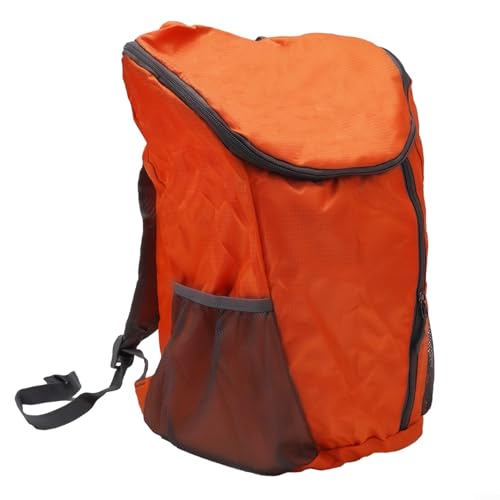 DAZZLEEX 35L Lightweight Foldable Hiking Backpack Waterproof Packable Daypack with Storage Bag for Camping Travel Outdoor Sports 42x28x20cm(Orange)