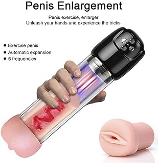 6 Sucking Modes Water Pump Enlarger Beginner Pennis Enlargement Pump Male Electric Toys