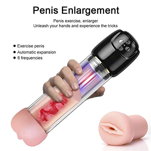 6 Sucking Modes Water Pump Enlarger Beginner Pennis Enlargement Pump Male Electric Toys