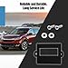 Front Radar Sensor Protector Cover with Screws Fit for Honda CR-V CRV 2017-2022 All Models Black