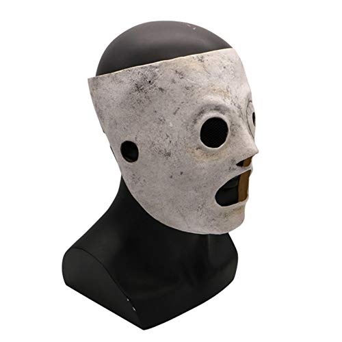 Kapokilly Slipknot Bande Masque, Halloween Thème Soirées De Résine d'horreur Bar Animation Masque Costume Cosplay Costume Luxe Latex Bande Métallique Vêtements Accessoires Halloween Cover