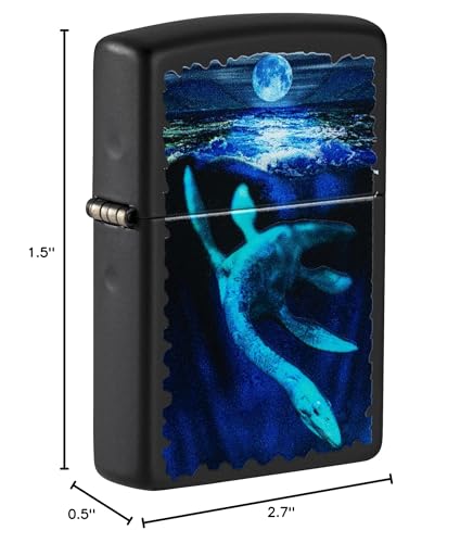 Encendedor Zippo Black Light Loch Ness Diseño de Bolsillo miniatura 7