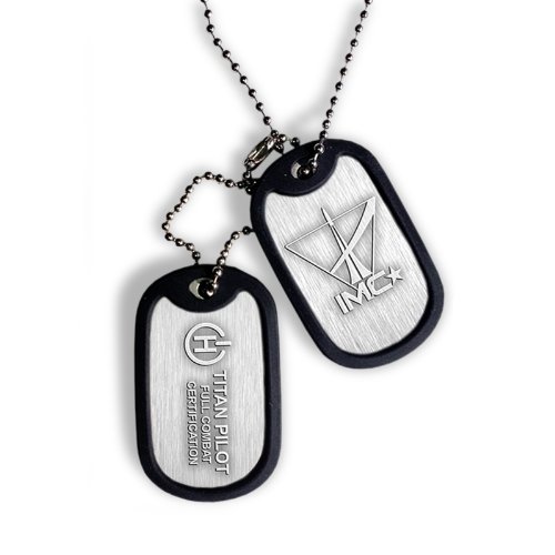 Titanfall Dog Tags Combat Certified Pilot Titanfall Dog Tags Combat Certified Pilot