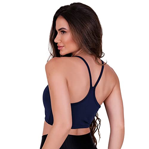 Top Academia Alça Fina Fitness Nadador sem Bojo Liso Ana Tamanho:G;Cor:Transparente;Genero:Mulher