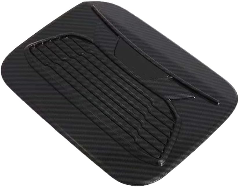 Kadore Carbon Fiber Style Fuel Door Cover Decoration for 2020-2025 Toyota Corolla (Gasoline ONLY) - Gas Cap Overlay Trim (NOT fits Hybrid/GR)