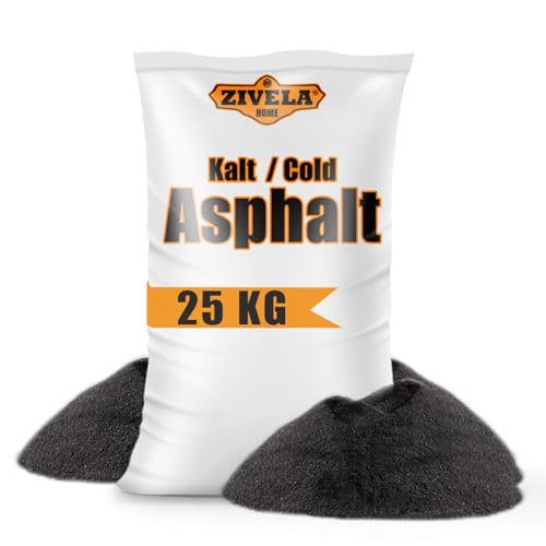 Kaltasphalt 25kg | Kaltmischgut, Reparaturasphalt, Asphalt | 25kg Kaltasphalt 0-8 mm | Bitumenmasse