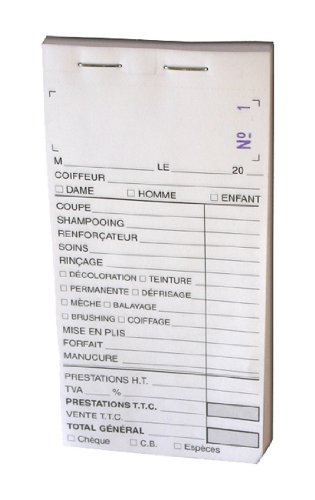 Carnet de caisse avec numéro X10 Cover