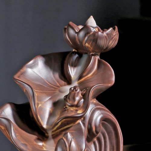 Censeur aromathérapie lotus intérieur diffuseur encens à refoulement