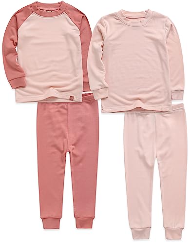 VAENAIT BABY 6M-12Y Kids Toddler Junior Girls Boys Soft Comfy Modal Tencel Sleepwear Pajamas 2pcs/4pcs Set