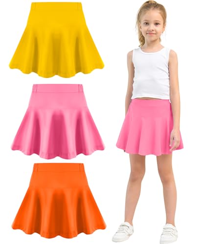 Image of Toddler Skirt Little Girls Athletic Uniform Skorts Golf Outfit Cheer Tennis Skirts with Shorts