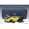 Autoart Bugatti Chiron Jaune Molsheim Yellow and Nocturne Black 1/18 Model Car