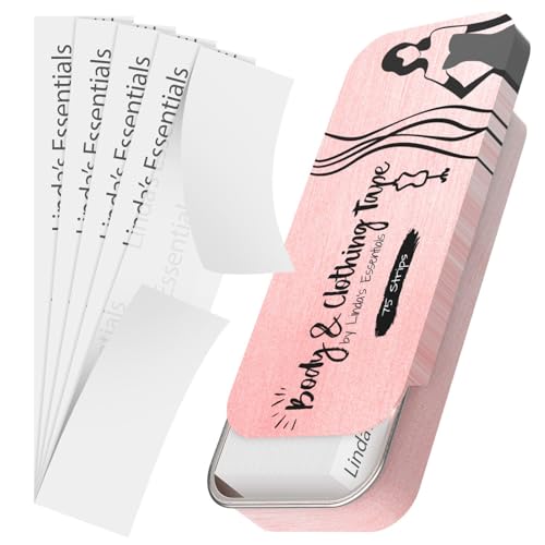 Lindas Essentials Fashion Tape doppelseitiges Klebeband Kleidung transparentes Body Tape doppelseitg geeignet für alle Stoffarten und empfindliche Haut selbstklebend mit starkem Halt 75 Stück