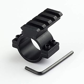 Higoo 1-Inch 1" Scope Ring Adaptor W/Picatinny/Weaver Rail, Tactical Barrel Clamp Mount