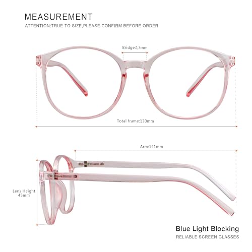 Image of Vintage Round Progressive Multifocal Presbyopic Glasses, Photochromic Gray Sunglasses for Men Women Readers (Clear Pink,+0.00 /+3.00 Magnification)