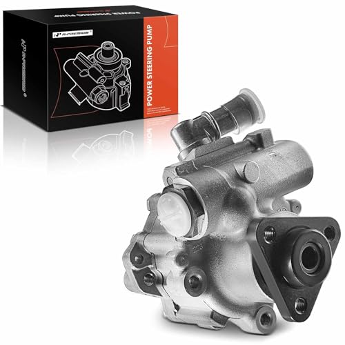 A-Premium Power Steering Pump Compatible with Audi A4 2002-2005, A4 Quattro 2002-2006, V6 3.0L, Replace # 8E0145155F