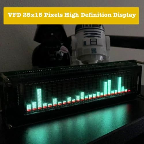 Visualizador de espectro de audio con medidor de nivel para música 3