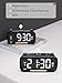 Digital Alarm Clock Radio with Bluetooth V5.0 Speaker, FM Clock Radio with Night Light,Type C&USB Charger,5-Level Dimmer,Adjustable Volume,12/24H,Snooze,Battery Backup, Loud Clock Radio for Bedroom