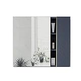 KMMK Wall-Mounted Mirror,Mirror Cabinets Stainless Steel New Mirror Box Bathroom Wall-Mounted Hotel