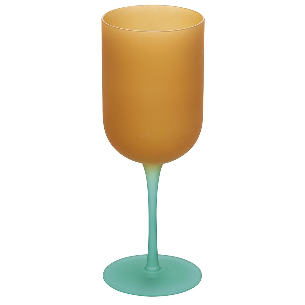 Villa d'Este Home Tivoli Zestaw 6 kieliszków 450 ml ze szkła z efektem frosted, Color Shock