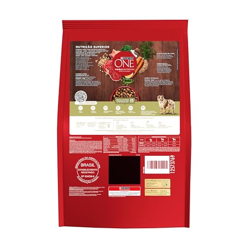 Purina ONE Ração para cães Adultos Medios e Grandes - Frango & Carne 7,5kg