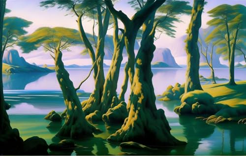 Toile sans cadre Woods by the Water SERENDIPITP 58x90