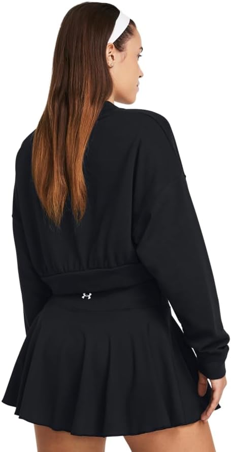 Under Armour Women's Rival Terry Oversized Cropped Crew Neck Sweatshirt