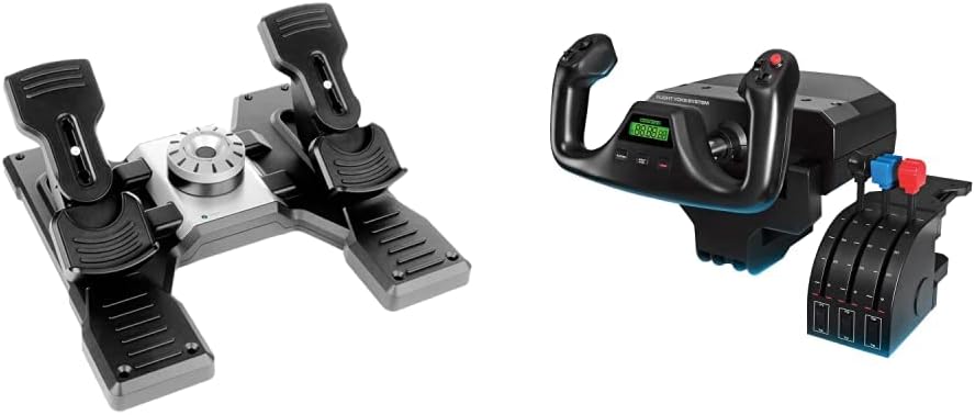 Pro Flight Yoke System + Pro Flight Rudder Pedals Bundle