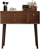 Design élégant et peu encombrant : cette table d'évier en bois de noyer est idéale pour les petits appartements ou chambres, offrant une fonctionnalité sans prendre beaucoup de place. Il sert de pièce polyvalente, fonctionnant comme une commode, une table de chevet ou un bureau, ce qui en fait un complément parfait à votre décoration d'intérieur.
