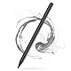 Stylus Pens für Touchscreens, Tablet Stift Android für Samsung/iPhone/Lenovo/Huawei/und Anderen Android Smartphone und Tablets, Magnetischer Stift Wiederaufladbarer Tablet Schreibstift-Schwarz