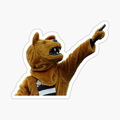 Penn State Nittany Lion Mascot Sticker - Sticker Graphic - Auto, Wall, Laptop, Cell, Truck Sticker for Windows, Cars, Trucks