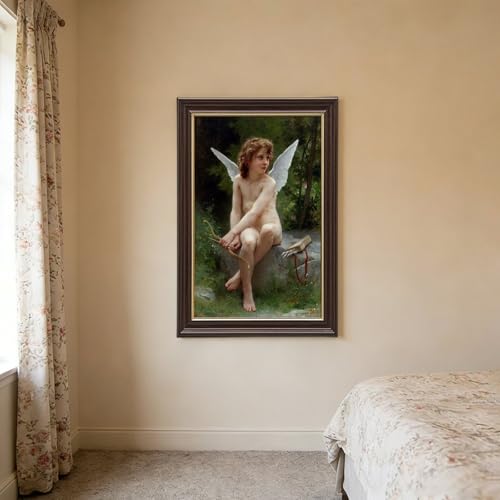 Impression sur toile Ange Cupidon Bouguereau grand format