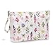 Fokongna Wet Bag, Wet Dry Bag, Makeup Bag, Toiletry Bag, Waterproof Large Capacity Travel Cosmetic Bag, Zipper Pouch for Women, Girls Mo Wife Sister Friends Baby Diaper Bag Bee Wildflower gifts