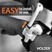 FINENIC(2-Pack) Compatible for AirPods Holder, Portable Anti-Lost Silicone Compatible for Apple AirPod, Compatible for AirPods Accessories (Black +White)