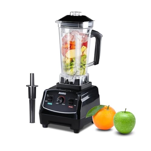 AGARO Grand Professional Blender/Grinder/Mixer, 2000 watts, 2 Litres BPA Free Jar, Commercial heavy duty blender, High Power & Speed Blender, 100% Cop