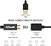 HDMI to DisplayPort Converter Adapter Cable with USB Power,QGeeM 4K x 2K HDMI to DP Adaptor for HDMI Equipped Systems,Compliant with VESA Dual-Mode DisplayPort 1.2, HDMI 1.4 and HDCP
