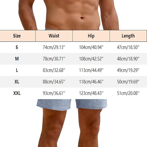 Short d'été casual taille elastique pour homme actif - 4