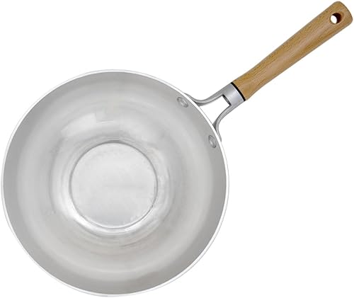 Miniatura 3 de Nordic Ware Naturals - Utensilios de cocina de aluminio, 10 pulgadas, wok giratorio