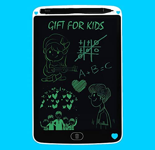 Kids Toys LCD Writing Tablet with Stylish Pen (8.5Inch) | E-Note Pad for Drawing, Playing, Handwriting | Digital Magic Slate | Reusable E-Note Pad for Kids Boys Girls (White)-image-37