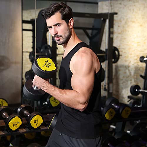 Men's Stringer Tank Tops Cotton Vest Sleeveless Gym Workout Bodybuilding Fitness Muscle T Shirts3