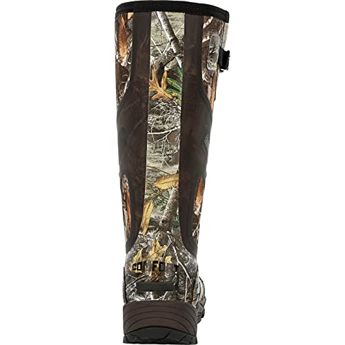 Rocky Mens Xrb 1000G Insulated Waterproof Camo Rubber Round Toe Rain Casual Boots Knee High - Green4