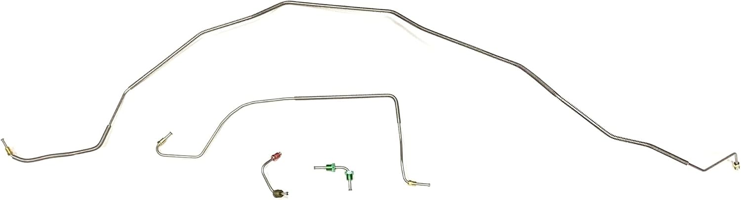 Front Brake Line Kit - Fits 64-67 Chevelle/Malibu/El Camino - Stainless - The Stop Shop