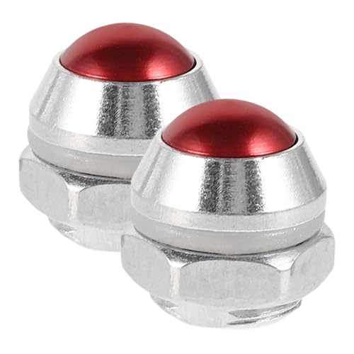 RUNROTOO Válvula de Escape para Olla Presión 2 Piezas de Aluminio Diseño de Alta Presión para Uso en Ollas Rápidas y Utensilios de Cocina