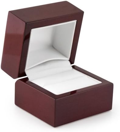 JewelrySupply Ring Box Rosewood Veneer