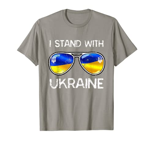 Ucrania apoyo Ucrania, I Stand With Ucrania Bandera Vintage Camiseta