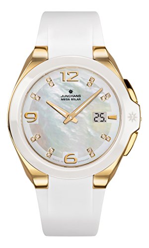 Preisvergleich Produktbild Junghans Spektrum Mega Solar Damen-Funkuhr 015 / 1506.00