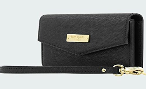 Kate Spade New York Black Wristlet Large For Devices up to 5.7